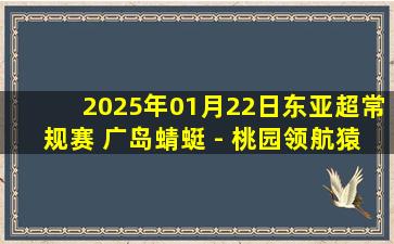 2025年01月22日东亚超常规赛 广岛蜻蜓 - 桃园领航猿 全场录像